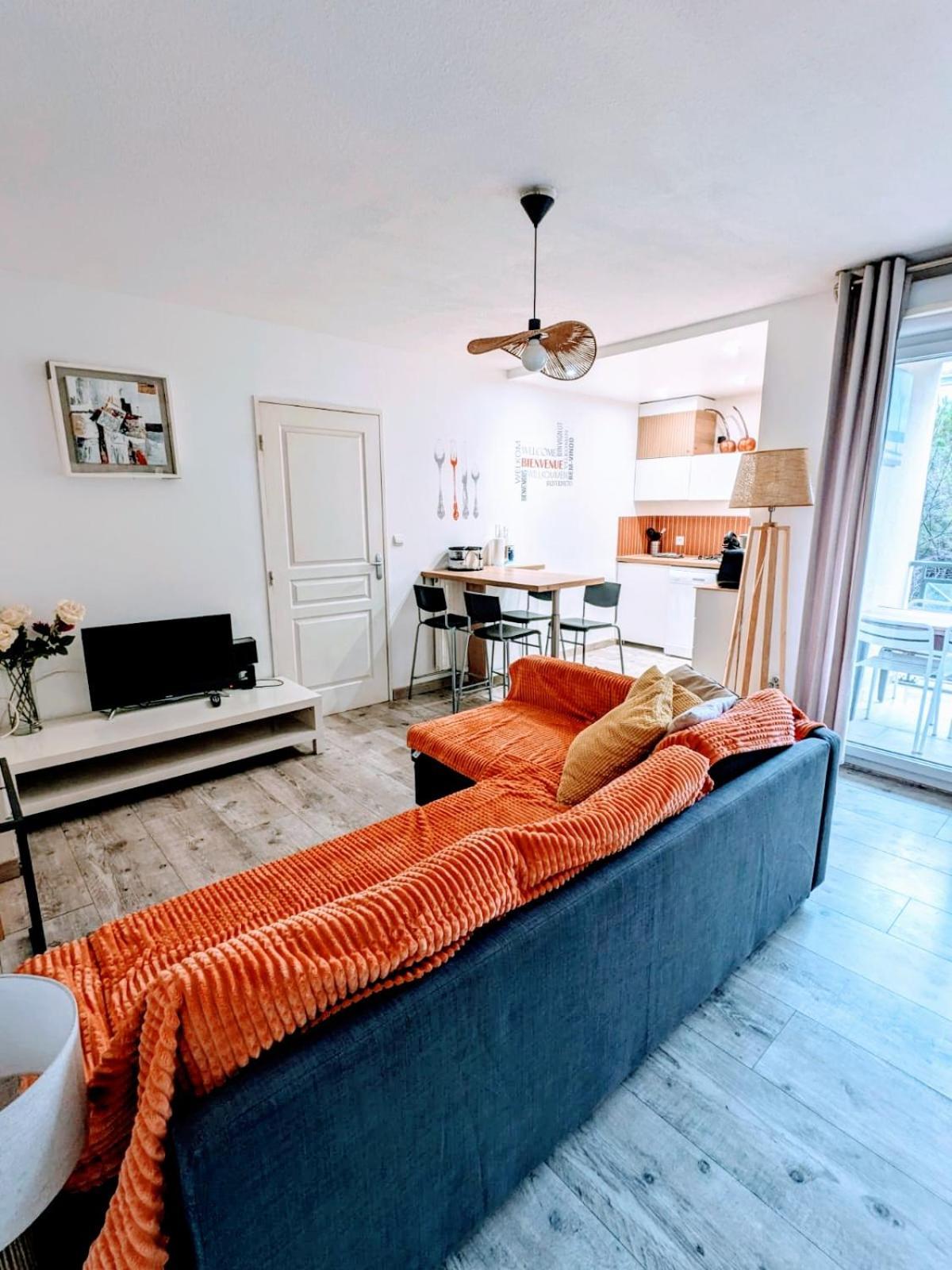 Apartamento F2 Garage Box Wifi Terasse Clim Gare Fac Eco Richter Montpellier Exterior foto